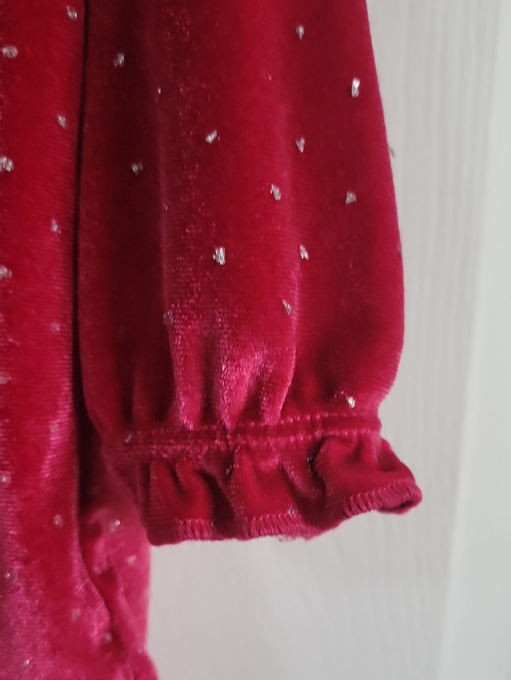 Cat & Jack Velvet Ruffle Dress - Picture 4 of 6